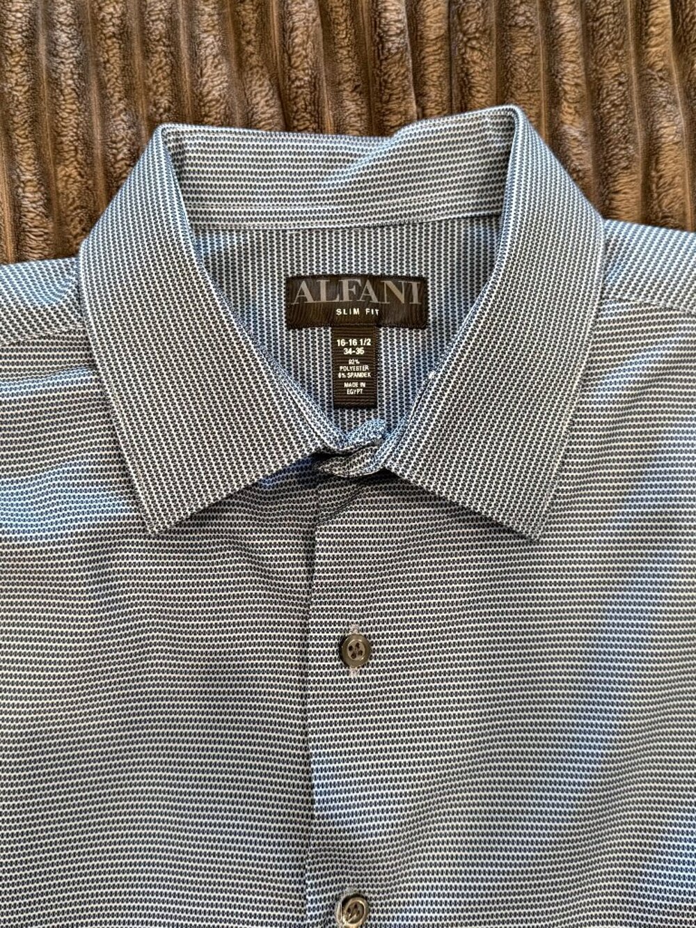 Alfani Blue Dress Shirt